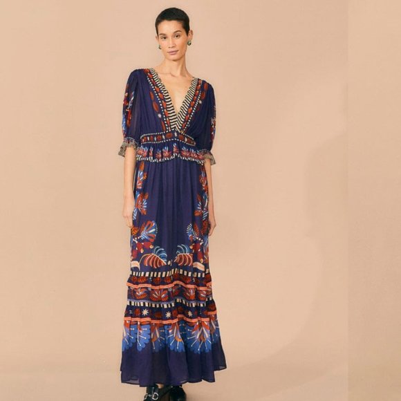 FARM Rio Multicolor Maxi Dress - Picture 3 of 8